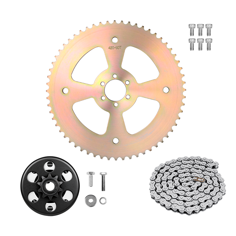 Parker Pro 420 Chain, Clutch & Sprocket Kit – 10T Clutch / 60T Sprocket, 120L-1
