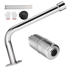 Parker Pro Mini Bike Exhaust Header Pipe with Muffler Kit-2